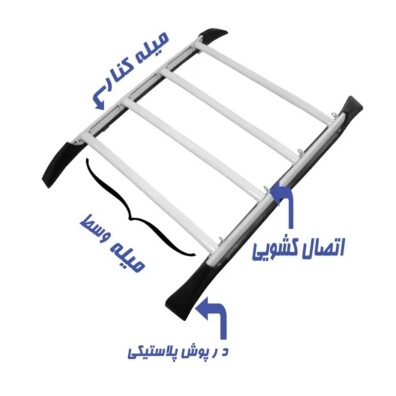 باربند خودرو سقفی مدل Karta+ مناسب برای تیبا 1