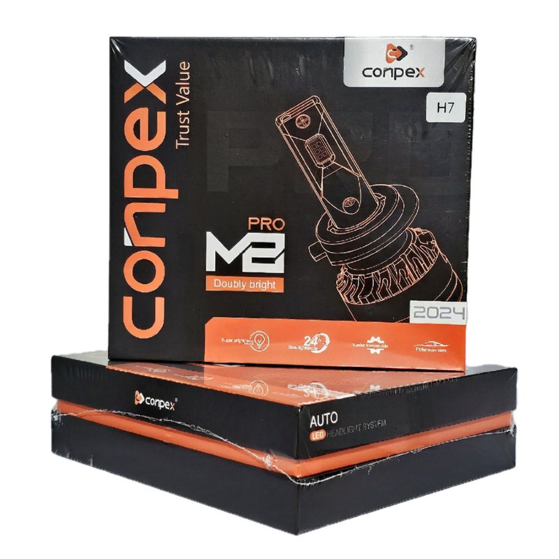 هدلایت کانپکس مدل M8PRO 2024 پایه H7 بسته دو عددی