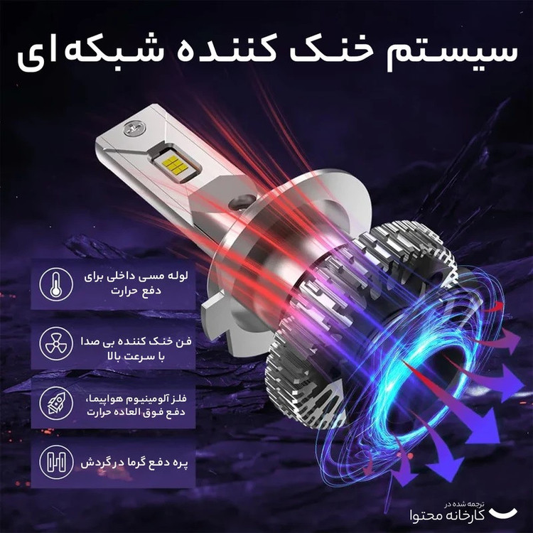 هدلایت کانپکس مدل M8 PRO پایه H3 بسته دو عددی